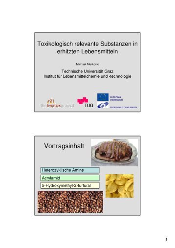 Vortragsinhalt - Food Science Graz