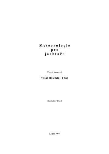 skripta Meteorologie pro jachtaÅe
