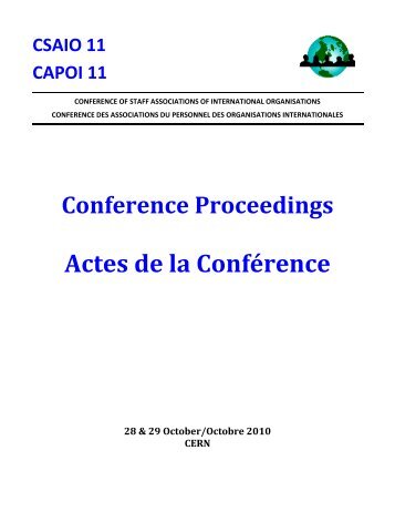 CSAIO 11 - CERN