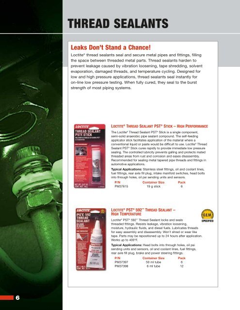 2007 Product Selector Guide - Loctite.ph