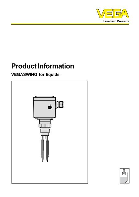 Product Information - VEGASWING for liquids