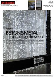 BETON &M ETAL, - Béton ciré