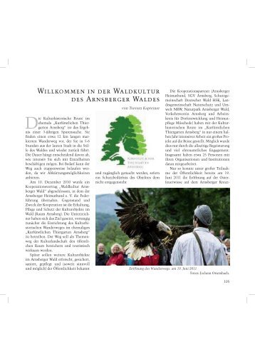 08.12.2011: Willkommen in der Waldkultur