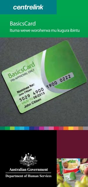 BasicsCard - Making purchases easy for you - Kirundi