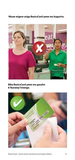 BasicsCard - Making purchases easy for you - Kirundi