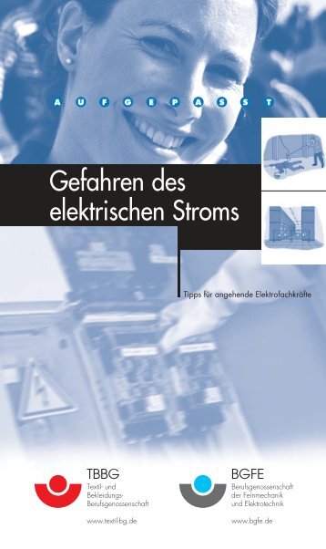 Gefahren des elektrischen Stroms - M/S VisuCom GmbH