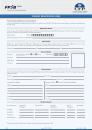 STUDENT REGISTRATION FORM - FPSB India