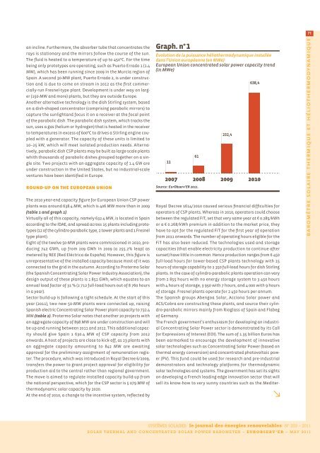 BAROMÃTRE SOLAIRE THERMIQUE ET - EurObserv'ER