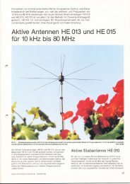 Aktive Antennen HE 013 und HE 015 - Classic Broadcast