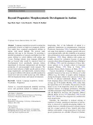 Beyond Pragmatics. Morphosyntactic Development in Autism.pdf
