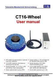 CT16-Wheel - TMS Â· Telemetrie-Messtechnik Schnorrenberg