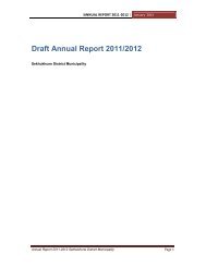 Draft Annual Report 11-12 - Sekhukhune District Municipality