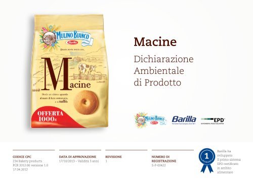 MULINO BIANCO BISCOTTI MACINE 350 GR (12 in a box) –  - The  best E-commerce of Italian Food in UK