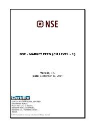 Download Real Time Technical Specification CM Level 1 (.pdf) - NSE