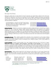 Letter from Head of Upper School - Enrolled Families