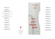 Ceci classic goes 2010 - Cecilien-Gymnasium