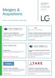 Mergers & Acquisitions - Lawrence Graham