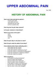 UPPER ABDOMINAL PAIN - Medwords.com.au