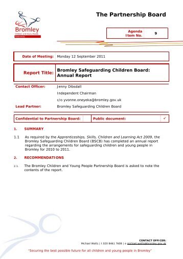 The Annual Report of Bromley Safeguarding Children Board.pdf