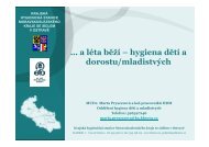 hygiena dÄtÃ­ a dorostu/mladistvÃ½ch - KrajskÃ¡ hygienickÃ¡ stanice ...