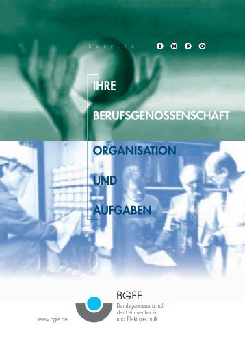 ihre berufsgenossenschaft organisation und ... - M/S VisuCom GmbH