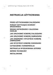 INSTRUKCJA U¯YTKOWANIA - Polar