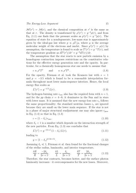 Stars as Laboratories for Fundamental Physics - MPP Theory Group