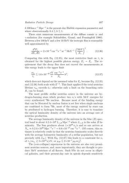 Stars as Laboratories for Fundamental Physics - MPP Theory Group