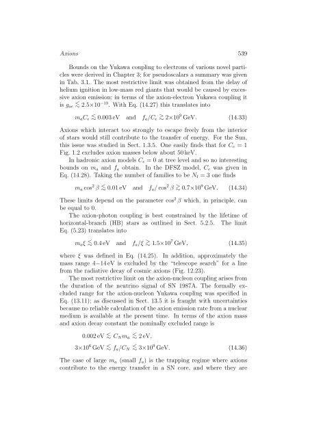 Stars as Laboratories for Fundamental Physics - MPP Theory Group