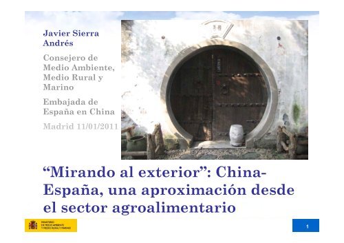 China- EspaÃ±a, una aproximaciÃ³n desde el sector ... - Coag