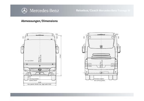 Abmessungen/Dimensions; GesamtlÃ¤nge/Total Length 13 ... - Daimler