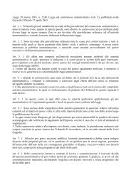 Legge 20 marzo 1865, n. 2248. Legge sul contenzioso amministrativo