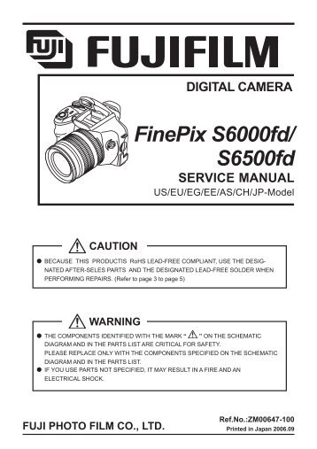 Finepix S6000fd/ S6500fd