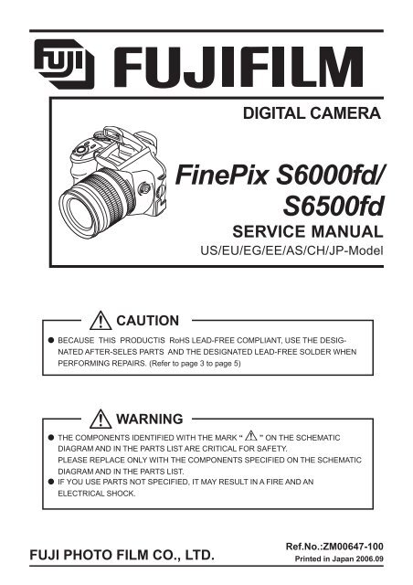 Finepix S6000fd/ S6500fd