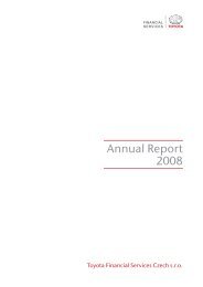 Annual Report 2008 - Toyota Financial Services