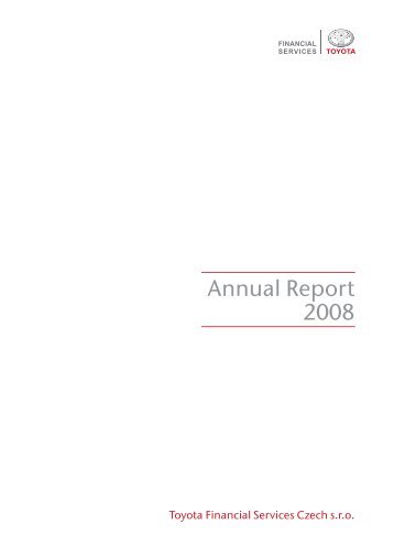 Annual Report 2008 - Toyota Financial Services