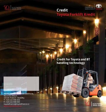 Credit Toyota Forklift Kredit - Toyota Financial Services