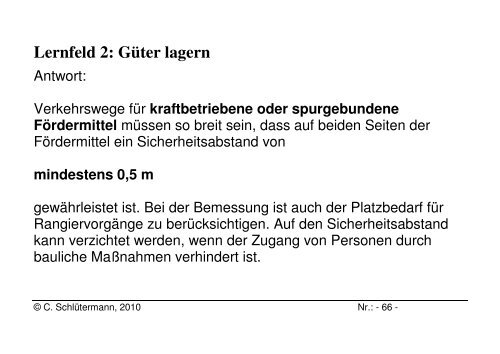 Lernfeld 2: GÃ¼ter lagern