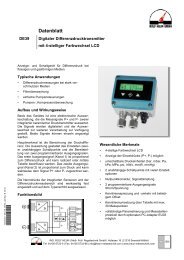 Digitaler Differenzdrucktransmitter mit 4-stelliger Farbwechsel LCD