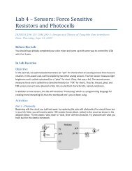 Lab 4 â Sensors: Force Sensitive Resistors and Photocells - Courses