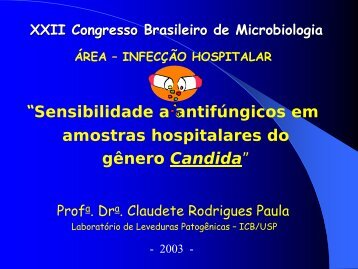 InfecÃ§Ã£o Hospitalar - ICB - USP