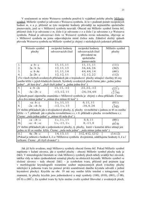 ObecnÃ¡ mineralogie - Katedra geologie UP