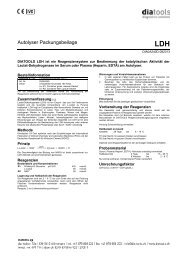 Packungsbeilage - diatools AG