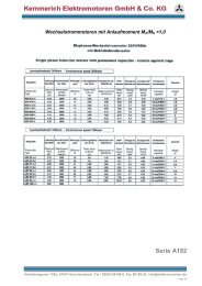 Datenblatt A192 - bei Elektromotoren.de