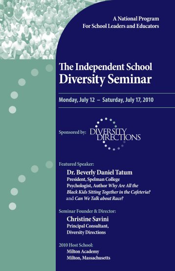 The Independent School Diversity Seminar - Milton Academy