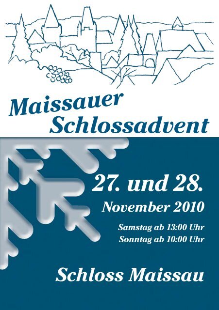 Maissauer 27. und 28. Schlossadvent