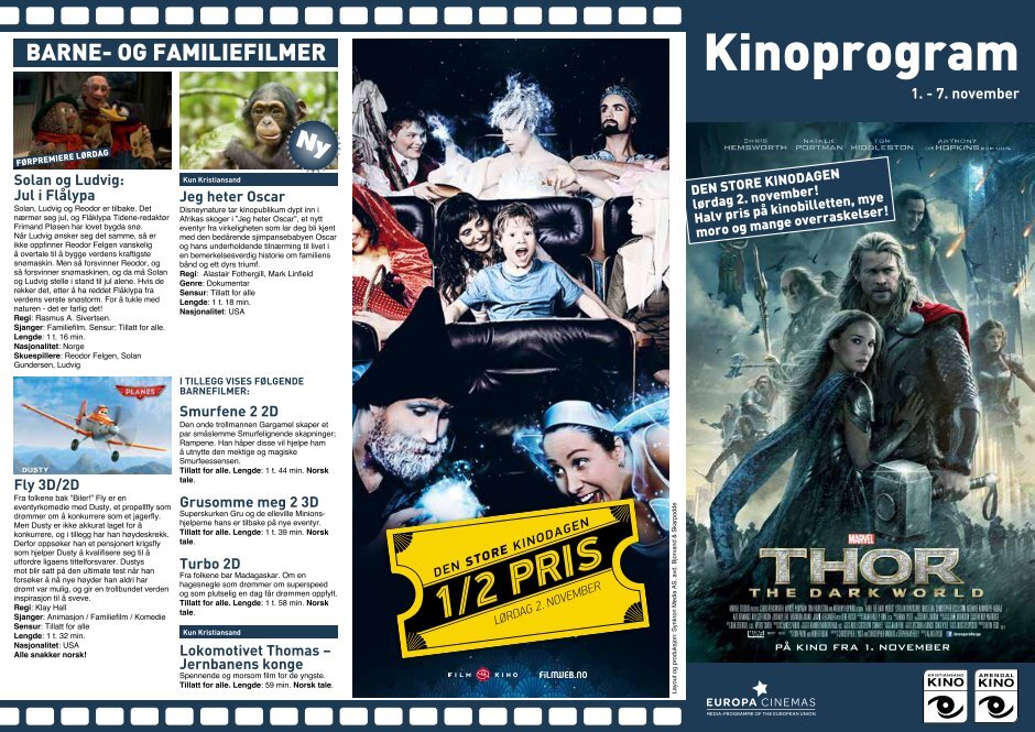Kino Kristiansand Program