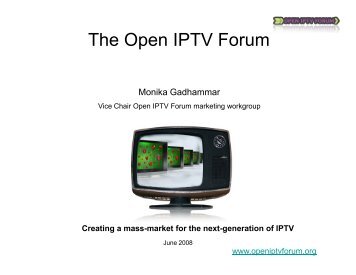 The Open IPTV Forum