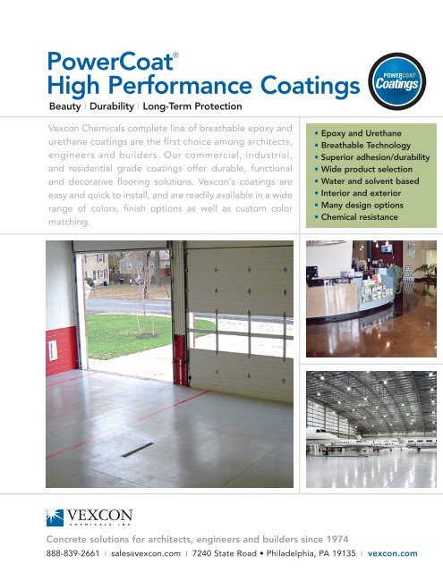 PowerCoatÂ® High Performance Coatings - Vexcon Chemicals