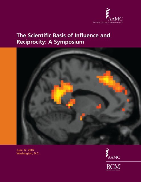 The Scientific Basis of Influence and Reciprocity - AAMC's member ...